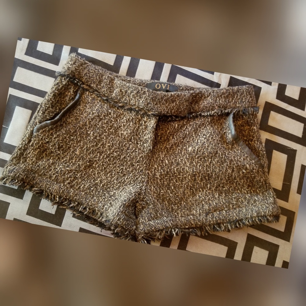 Ovi tweed shorts